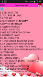 Love poems