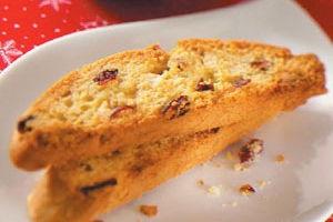 White Chocolate-Cranberry Biscotti