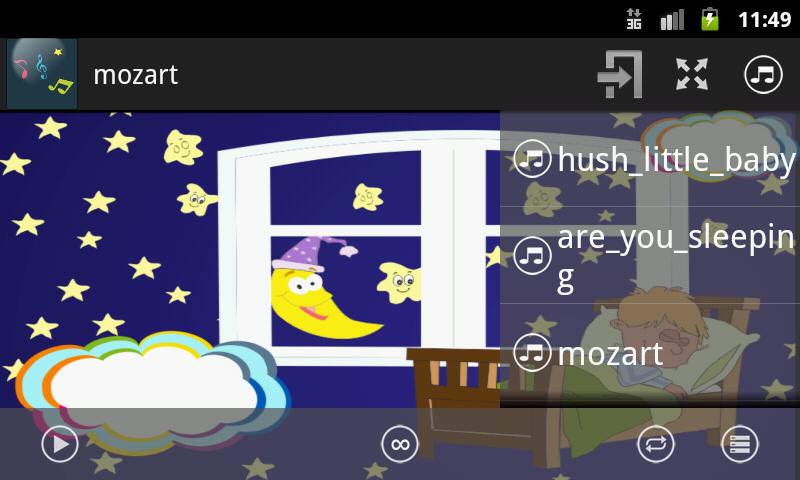 Baby Lullaby Music White-Noise Screen 2