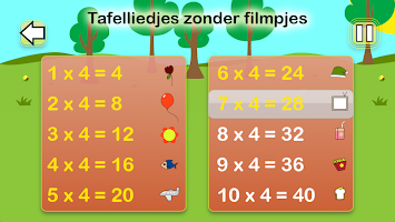 Tafels Leren door Liedjes APK تصویر نماگرفت #2