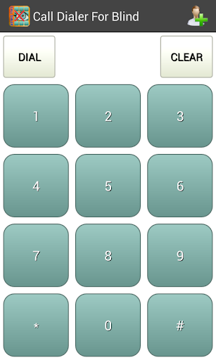 Dialer for Blind