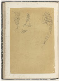 Drie meubelpoten en handvat van vaas