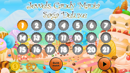 【免費休閒App】Jewels Candy Mania Saga 2-APP點子