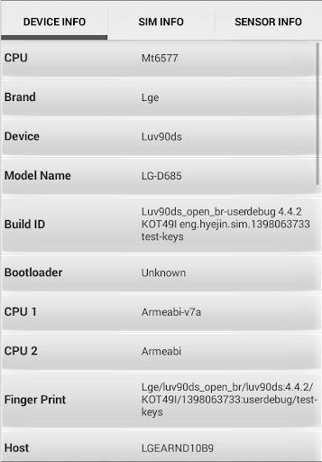 SIM Card Manager CPU IMEI