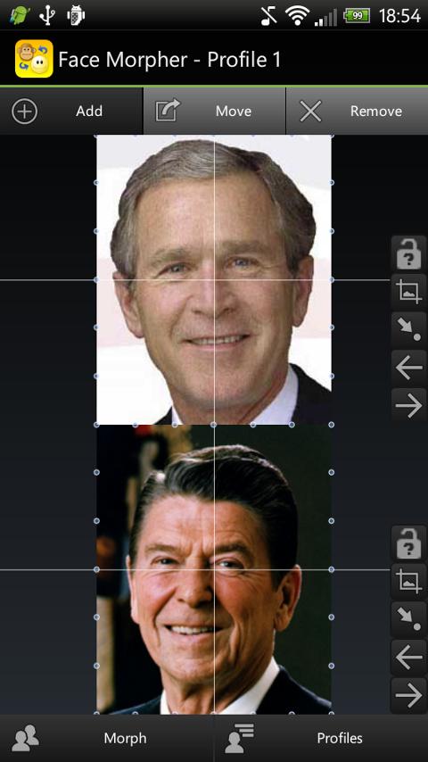 Android application Face Morpher screenshort