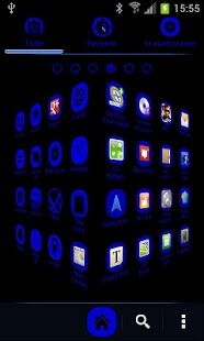 How to get GO Launcher BLUE Vision 1.2 mod apk for bluestacks