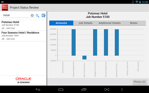 Project Status - JDE E1