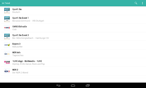 TuneIn Radio Screenshot
