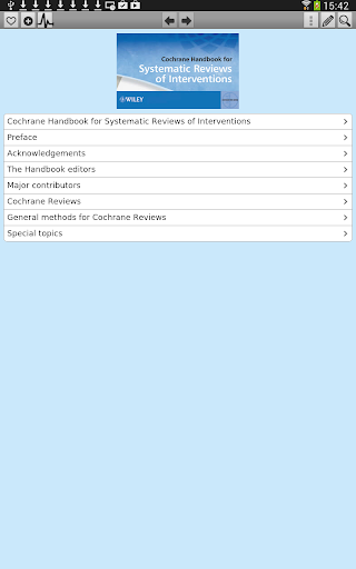 【免費醫療App】Cochrane Handbook System Rev-APP點子