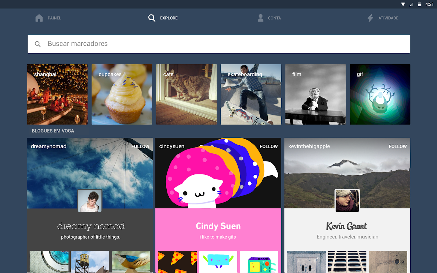 Tumblr Apps para Android no Google Play