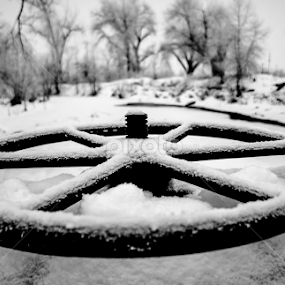 Controlling the Ice Flow by Steve Outing - Black & White Objects & Still Life