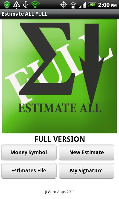A Estimate All FULL Screen 1