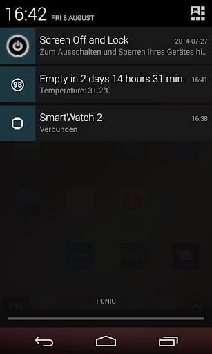 StaticTextWidget Smartwatch 2