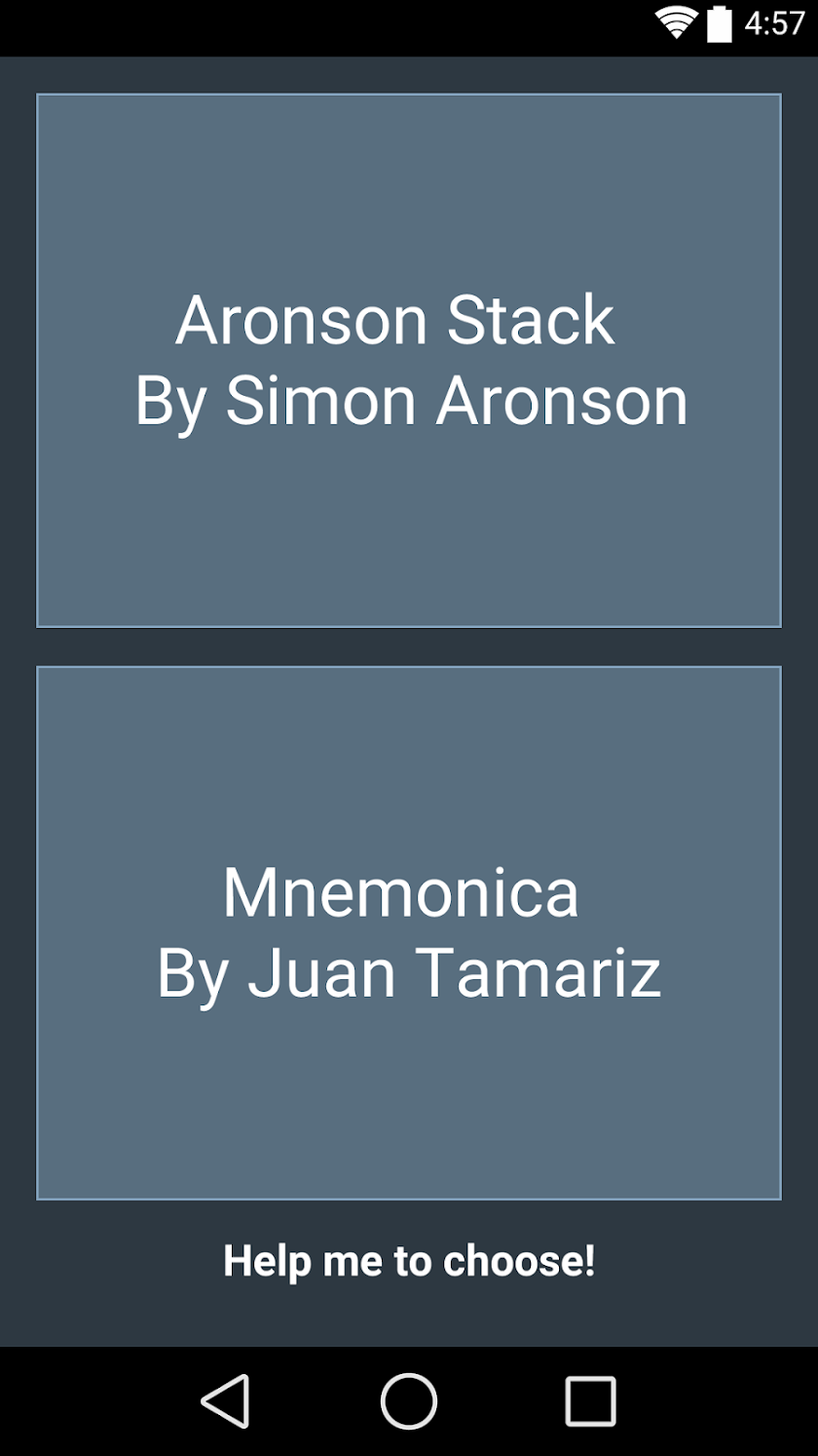Stack Trainer - ACAAN Trainer Screen 3