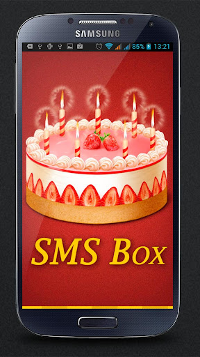 SMS 상자 생일 축하