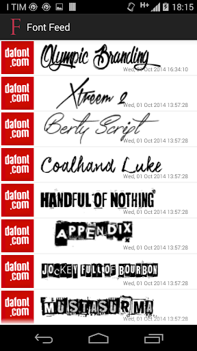 【免費生產應用App】Font Feed-APP點子