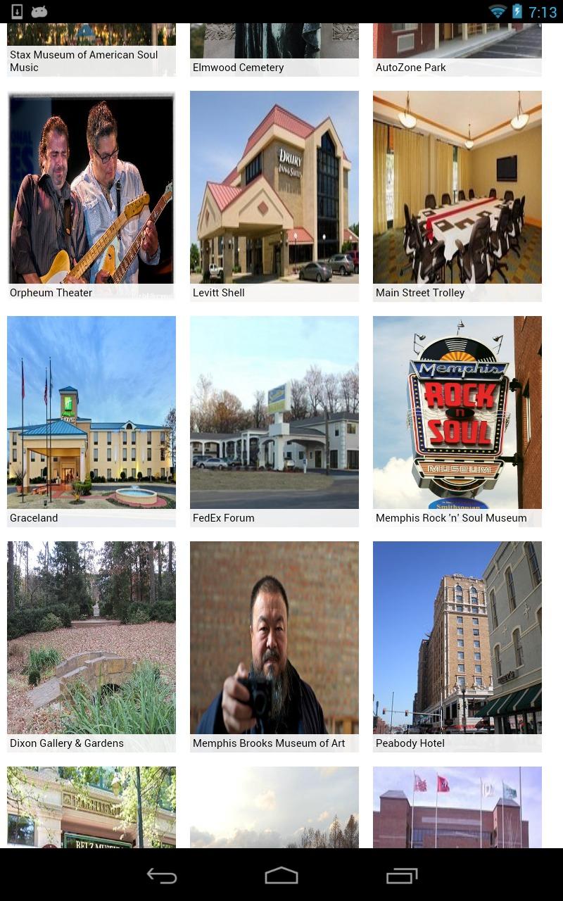 Memphis Offline Travel Guide Screen 2