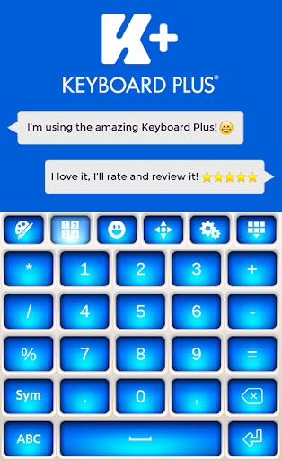 【免費個人化App】蓝色的主题键盘-APP點子