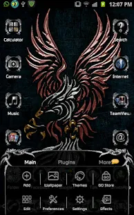 Tribal Metal Go Launcher Theme