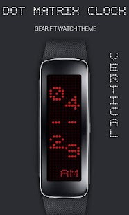 【免費工具App】Dot Matrix V Clock For GearFit-APP點子