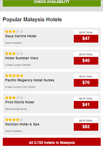 Hotel Malaysia Booking 80 off