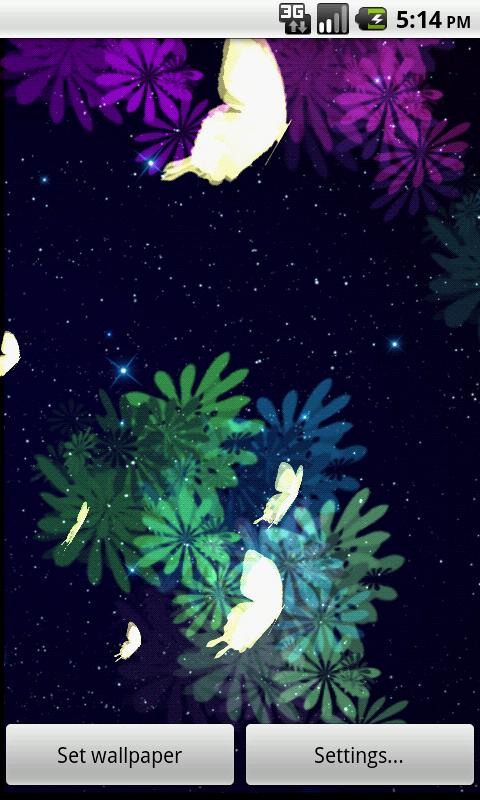 Android application Butterfly Fantasia Live Full screenshort