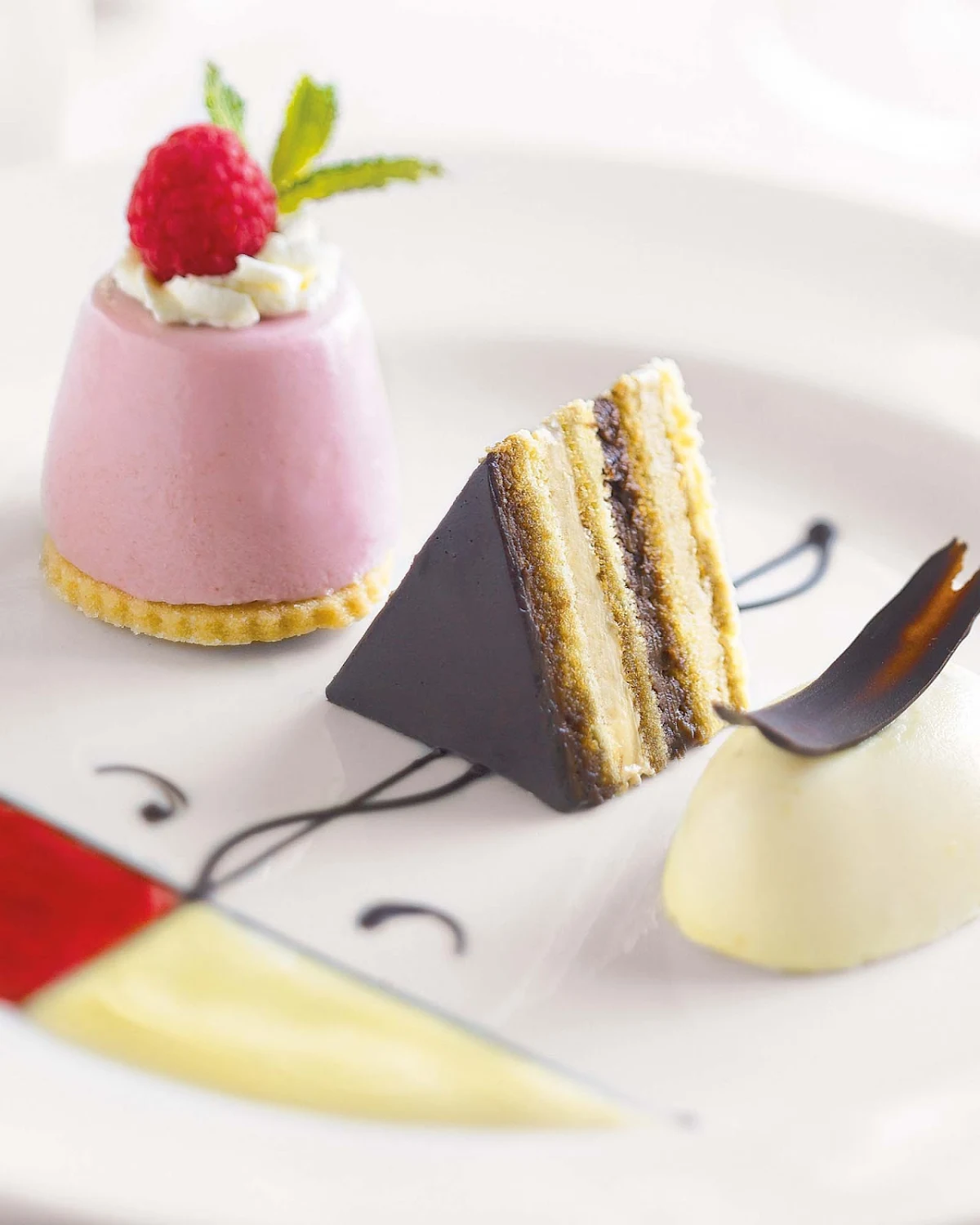 Menage-a-Trois-dessert - Try the Ménage à Trois dessert — a raspberry chocolate dish of delicious decadence — on your Princess cruise.
