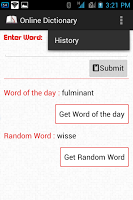 Captura de pantalla de Online Dictionary APK #3