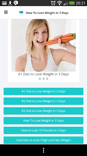 How To Lose Weight in 3 Days