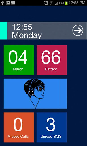 Blue Theme Go Locker