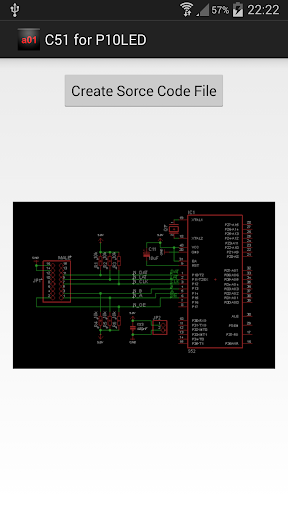 C51 Source Code For P10 LED