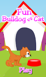 Bulldog vs Cat Fun poster 1