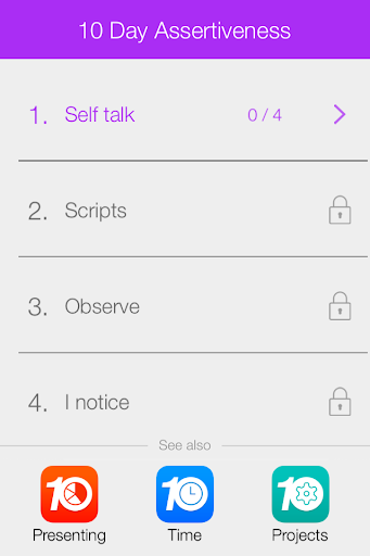 【免費商業App】10 Day Assertiveness-APP點子