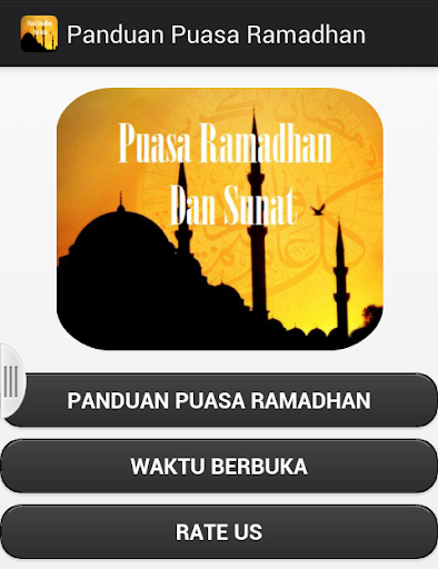 Panduan Puasa Ramadhan