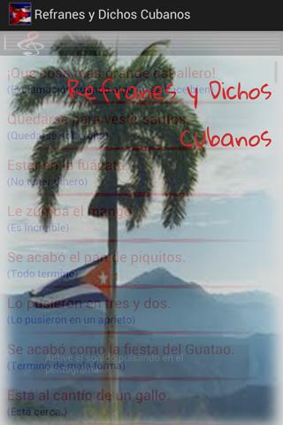 Refranes y Dichos Cubanos