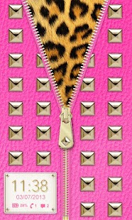 Free Download ◘Hot Pink Studded Lock Screen◘ APK