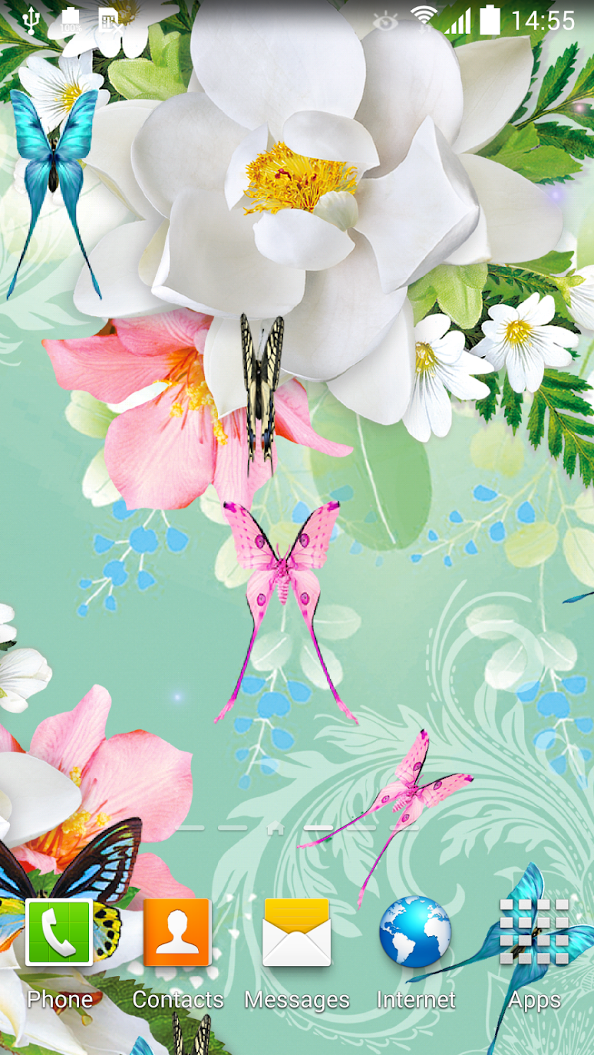 Butterflies Live Wallpaper HD Screen 3