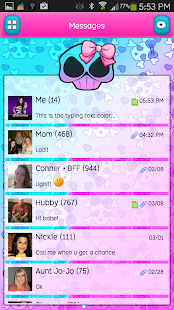 How to install GO SMS - Girly Skulls 2 1.1 unlimited apk for pc