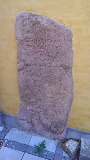 L. P.  Holmblad  Memorial Stone