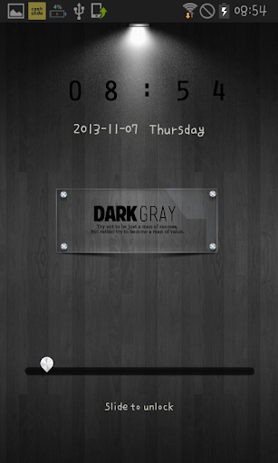 dark gray GO locker theme