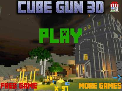 免費動作App|魔方枪3d Cube Gun 3d - Free Mine|阿達玩APP