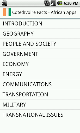 【免費生產應用App】Ivory Coast-APP點子