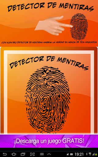 Detector de mentiras broma