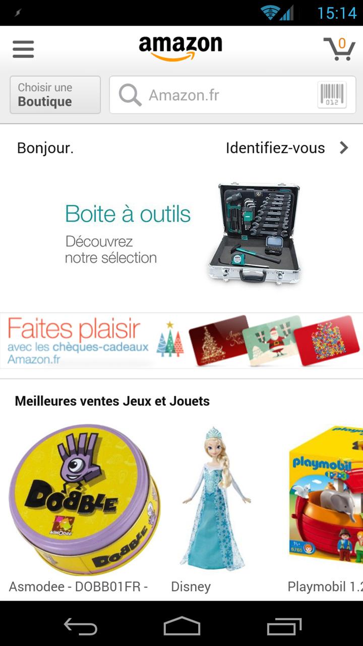 Android application Amazon Shopping screenshort