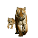 Tiger with Cub Sticker APK