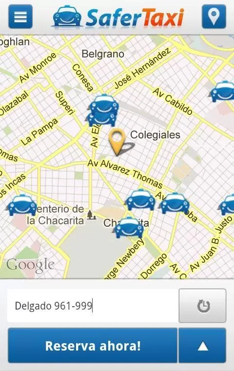 SaferTaxi - safer y easy taxis - screenshot
