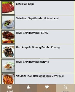 Lastest Resep Hati Sapi Lengkap APK for Android