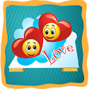 Romantic Emoticons Collection mobile app icon