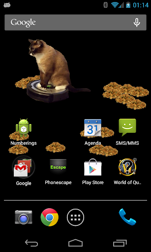 Cleaner Cat Live Wallpaper