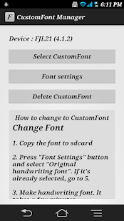 How to install CustomFont Manager 1.0.5 mod apk for pc